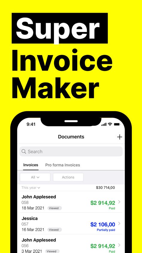 invoice maker free app for ios